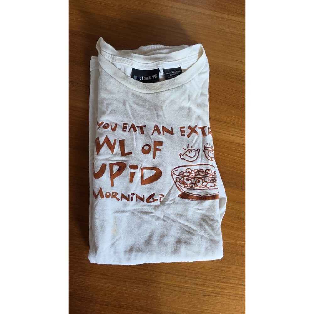 Men's T-shirt Size 3XL Did You Eat An Extra Bowl Of Stupid This Morning? READ